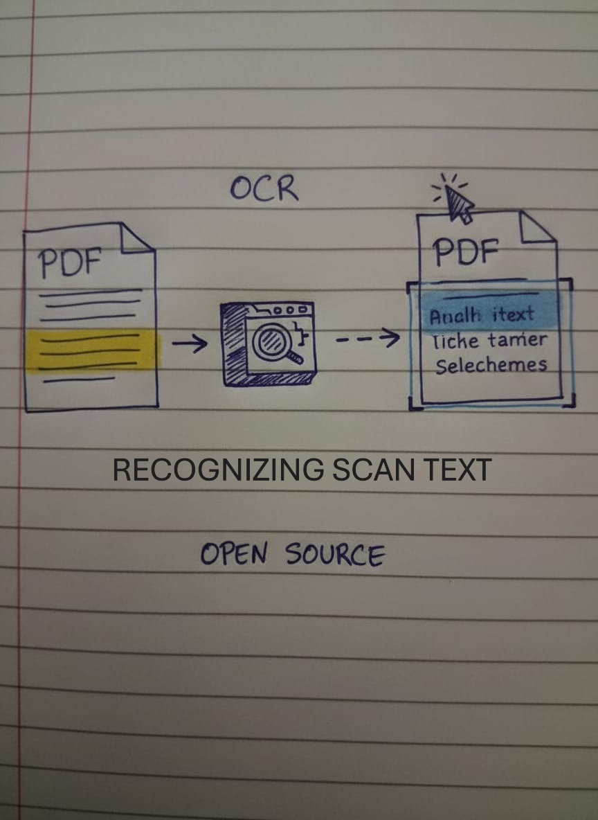 OCR PDF text extraction